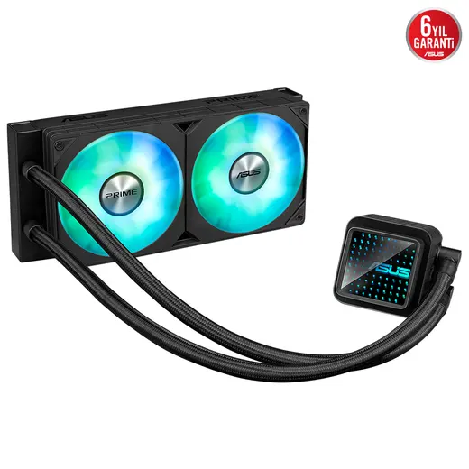 ASUS 240MM PRIME LC 240 ARGB AM5-1851p Sıvı Soğutmalı İşlemci Fanı / 90RC0111-B0EAY0 görseli 6