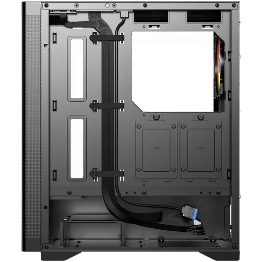 FRISBY 600w 80+ BRONZE FC-9480G Gaming Mid Tower PC Kasası alternatif görünüm