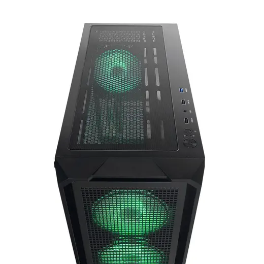 Rampage X-CHAIN Temper Camlı 750W(Peak) 80Plus Bronze 4 Adet RGB Fanlı Kasa görseli 3
