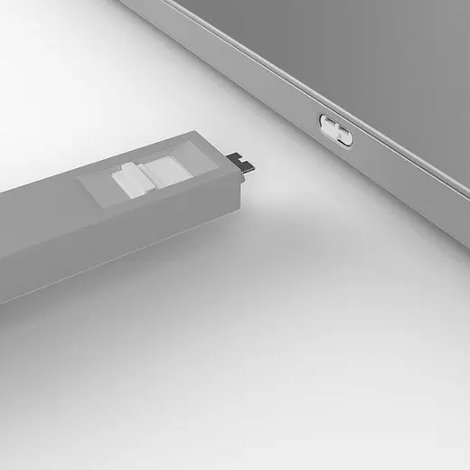 LINDY LIN-40427 USB C Port Blocker, 4pcs + Key, White görseli 4