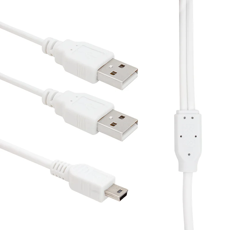 POWERMASTER USB 2XERKEK - MİNİ USB 5 PİN (2.0V) 1.5 METRE V3 KABLO (8861=11937)