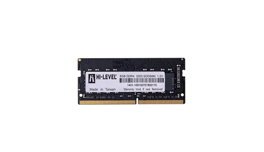 8 GB DDR4 3200MHz HI-LEVEL CL22 1.2V SODIMM (HLV-SOPC25600D4/8G)