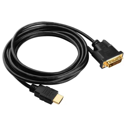 FULLY G-506I 5 METRE DVI 24+1 MALE TO HDMI 19P MALE HDMI DVI KABLO alternatif görünüm