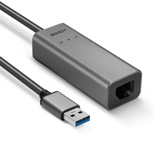 LINDY LIN-43313 USB 3.0 <-> 2.5G Ethernet Çevirici USB 3.0 to 2.5G Ethernet Converter alternatif görünüm