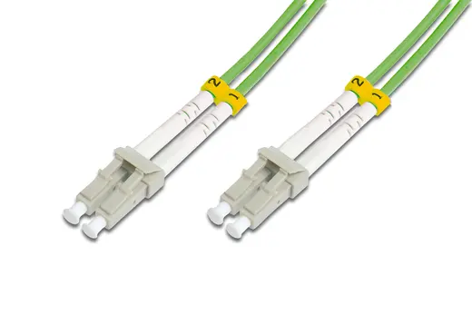 BEEK BC-FO-5LCLC-01/5 LC-LC Fiber Optik Patch Kablo, Multimode OM 5 50/125 Duplex, 3.0mm, LSZH, 1 metre