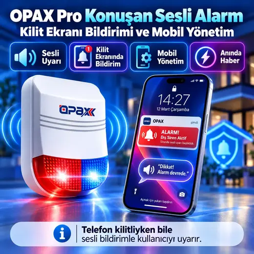 OPAX BGR-13CO WiFi Kablosuz Karbonmonoksit Alarm Sistemi görseli 8