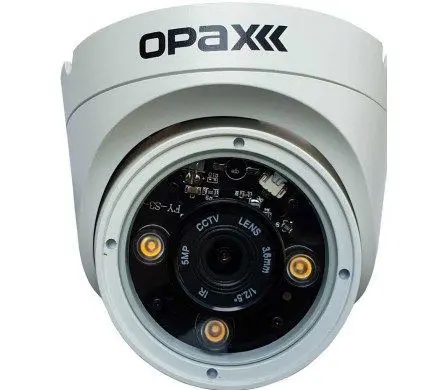 OPAX-2003 3MP IP (2304x1296) H.265+ 3 WARM LIGHT FULL COLOR 3.6 MM METAL IP DOME KAMERA alternatif görünüm