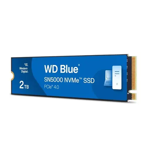 WD 2TB BLUE SN5000 WDS200T4B0E-00CNZ0 5150- 4850MB/s M2 NVME GEN4 Disk görseli 1