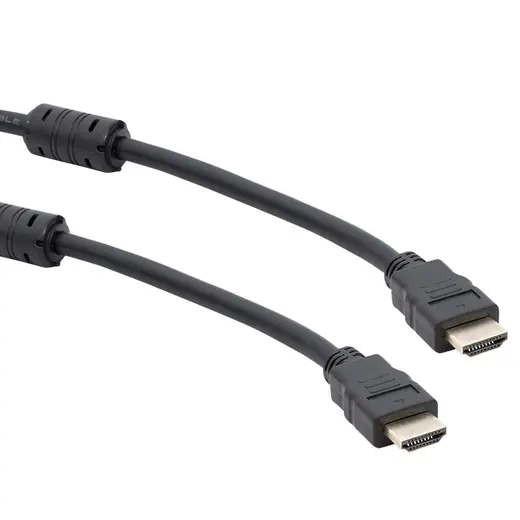POWERMASTER PLASTİK DÜZ SİYAH 15 METRE POŞETLİ HDMI KABLO alternatif görünüm