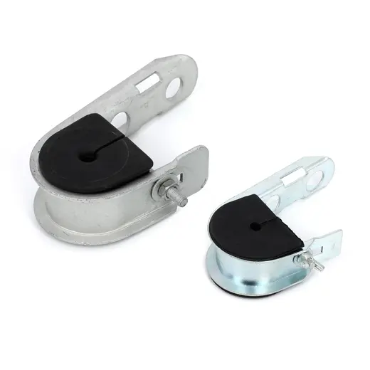 ADSS Round Fiber Optic Cable J Hook Suspension Clamp for ADSS diameter 8-12mm