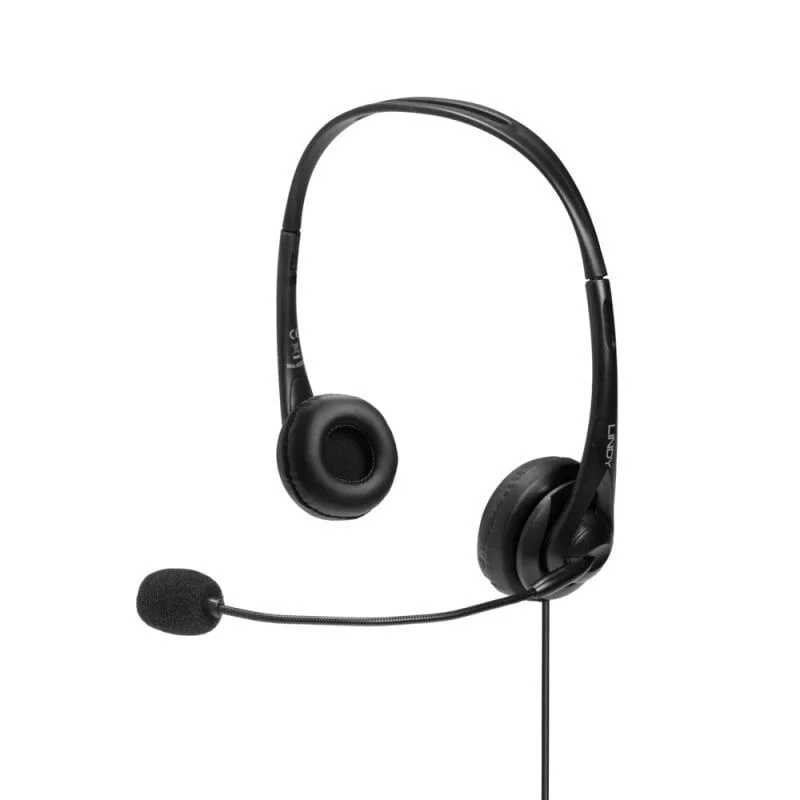 LINDY LIN-42870 USB Type A Wired Headset with In-Line Control