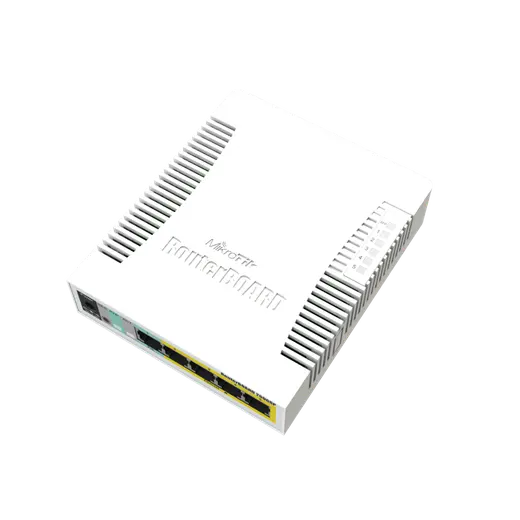 Mikrotik RB260GSP POE Out 4 Port , 5 x Gigabit 1x SFP Case SwOS , Layer2 Swich , Fiber Dönüştürücü