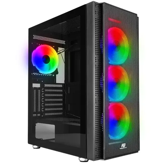 POWERBOOST VK-G3506S ARGB 4-ARGB Fanlı Gaming Mid-Tower PC Kasası görseli 6
