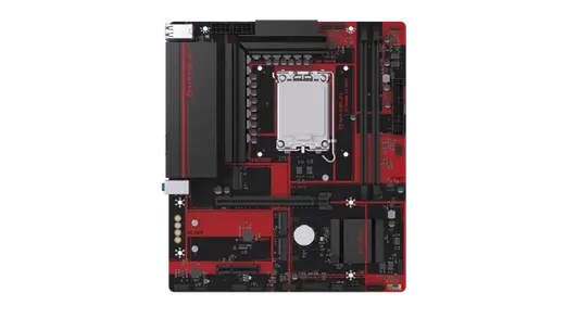 MAXUN B760M I-CAFE DDR5 HDMI-DP PCIE 5.0 1700p mATX görseli 4