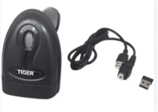 Tiger CS611 1D CCD 2.4Ghz Kablosuz Barkod Okuyucu