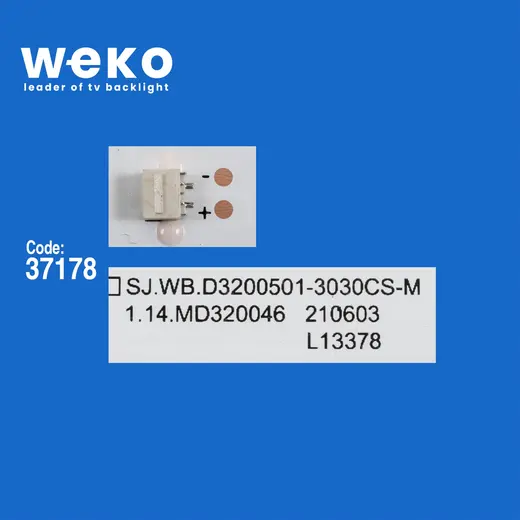 WKSET-6447 37178X2 SJ.WB.D3200501-3030CS-M 2 ADET LED BAR alternatif görünüm
