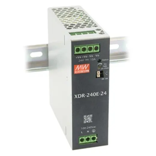 MEANWELL XDR-240E-48 48VDC 5A Ray MONTAJ GÜÇ KAYNAĞI