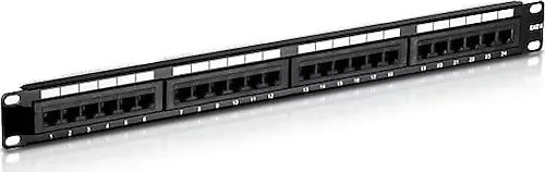 ODS 1U 24port Cat6 Utp Bakır Patch Panel U-P24UTP