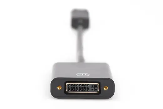DIGITUS AK-340401-001-S DisplayPort (DP) DVI-I Adaptörü, Kablolu, DP Erkek - DVI-I (24+5) Dişi, 0.15 metre görseli 3