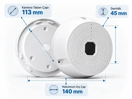 CAMBOX MONO JB-J11 Kamera Sonladırma Montaj Buatı alternatif görünüm