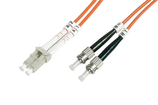 BEEK BC-FO-6LCST-05 LC-ST Fiber Optik Patch Kablo, Multimode OM 1 62.5/125 Duplex, 3.0mm, LSZH, 5 metre