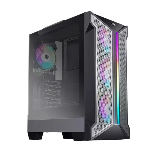 POWERBOOST VK-Z002B 4-ARGB Gaming Mid-Tower PC Kasası görseli 5