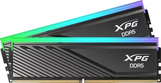 XPG 32GB (2X 16GB) DDR5 6000MHZ CL30 DUAL KIT RGB PC RAM Lancer Blade AX5U6000C3016G-DTLABRBK görseli 2