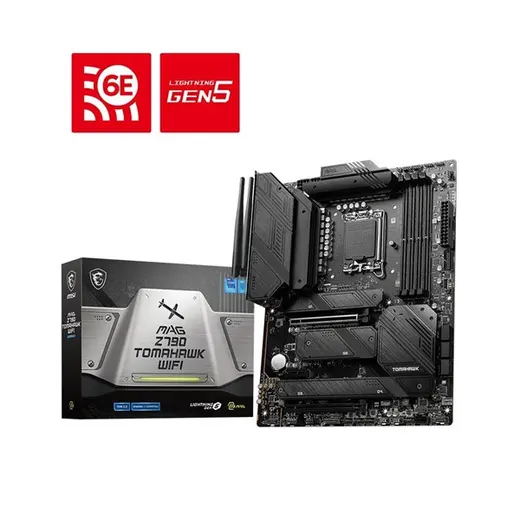 MSI MAG Z790 TOMAHAWK WIFI DDR5 HDMI DP PCIe 16X v5.0 1700p mATX görseli 4