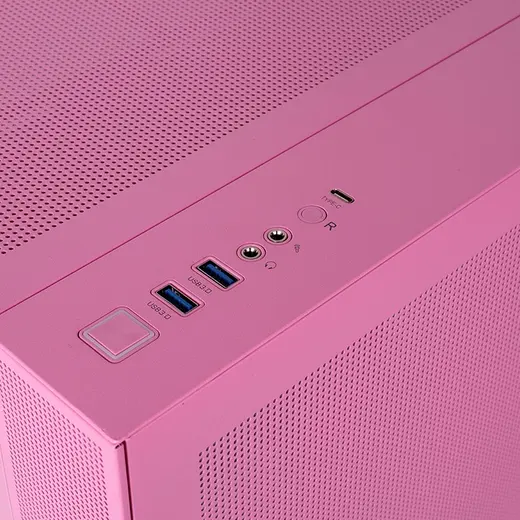 THERMALTAKE VIEW 380 CA-1Z2-00MAWN-00 4-ARGB Fanlı Gaming Mid-Tower PC Kasası Pembe görseli 1