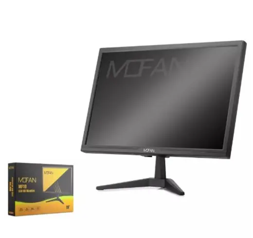Mofan MF19 19" Led HD Monitör Hoparlör HDMI + VGA 75HZ 1440X900 IPS Panel Siyah görseli 1