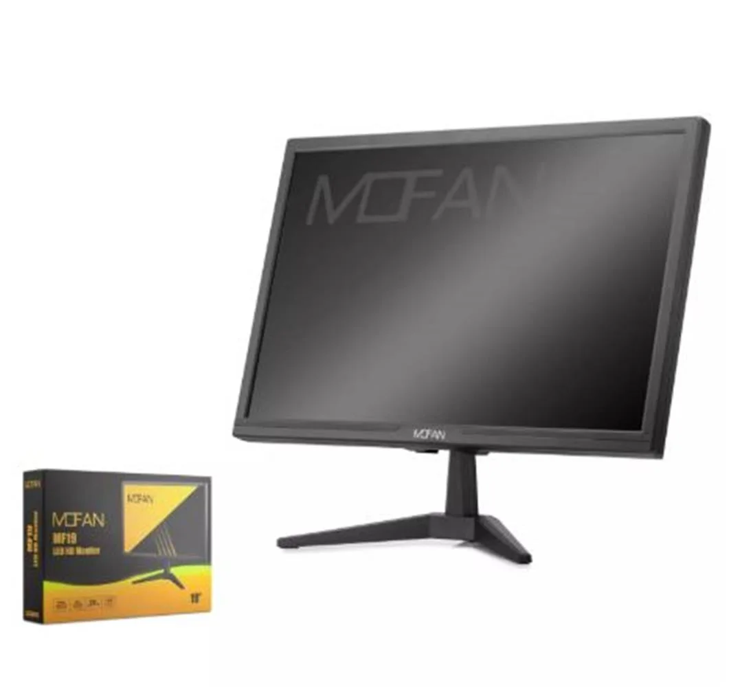 Mofan MF19 19" Led HD Monitör Hoparlör HDMI + VGA 75HZ 1440X900 IPS Panel Siyah