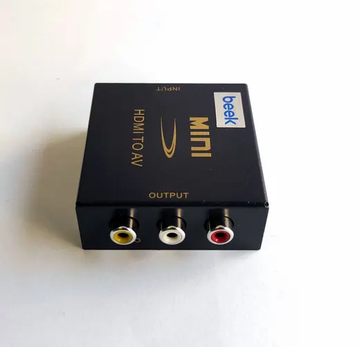 BEEK BS-CV-HA-RCA HDMI <-> RCA Video (Görüntü) & Audio (Ses) Sinyal Çeviricisi, 1 x HDMI giriş alternatif görünüm