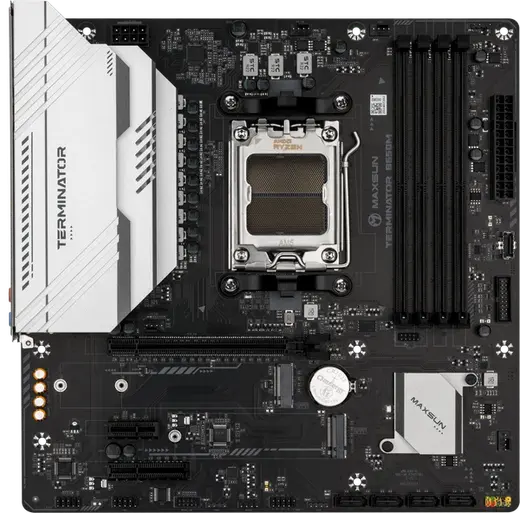 MAXUN B650M TERMINATÖR DDR5 HDMI-DP PCIE 4.0 AM5 mATX görseli 3