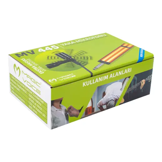 MAGICVOICE MV-445 600 OHM 5 METRE KABLOLU ÇANTALI YAKA MİKROFONU görseli 3