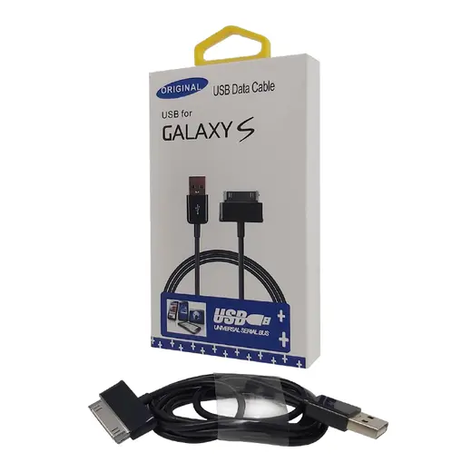 POWERMASTER SAMSUNG TABLET DATA KABLOSU USB TO SAMSUNG 1 METRE SİYAH KABLO alternatif görünüm