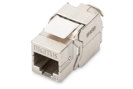 DIGITUS DN-93612-1 CAT 6 Keystone Jack, Shielded/Zırhlı, 250 MHz acc. ISO/IEC 11801:2002 AM2:2009/09