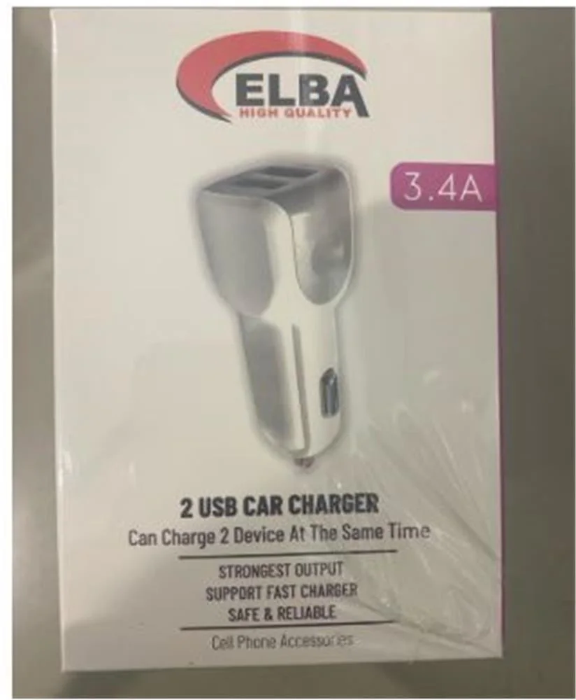 Elba ELB28-AR3P ELBA 3.4A 2USB ARAÇ BAŞLIK