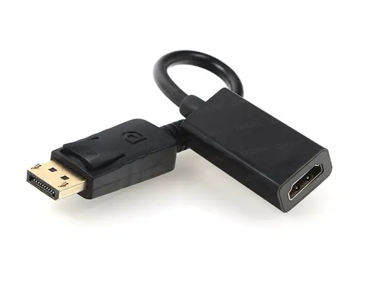 Dark DisplayPort to HDMI Dişi Kablo 4K görseli 1