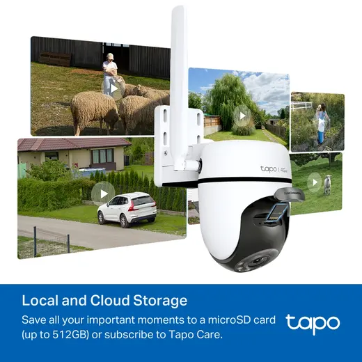 TP-LINK 2MP Speed Dome 4G LTE Pan-Tilt IP Kamera TAPO C501GW görseli 2