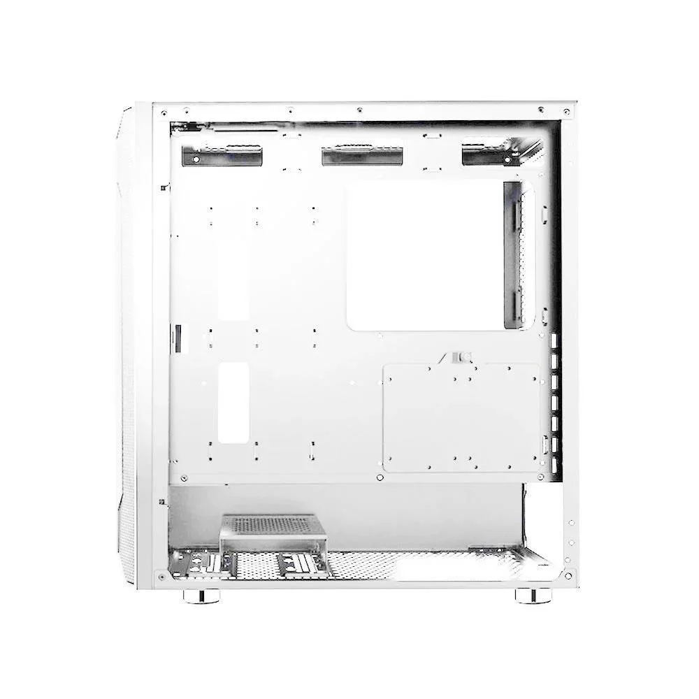 POWERBOOST VK-G3701W 3-RGB Fanlı Gaming Mid-Tower PC Kasası Beyaz