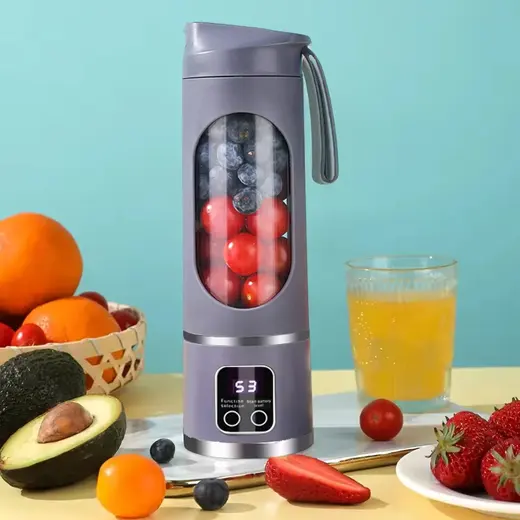 POWERMASTER PM-25965 450ML SHAKEN TAKE KİŞİSEL SMOOTHİE TAŞINABİLİR BLENDER MEYVE SIKACAĞI ŞARJLI MOR alternatif görünüm