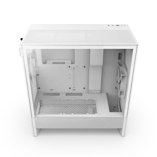 NZXT H5 FLOW CC-H52FW-01 Gaming Mid-Tower PC Kasası Beyaz görseli 4