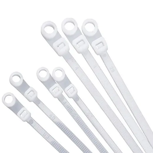 POWERMASTER PM-26331 DELİKLİ BEYAZ KABLO BAĞI 3.6X200MM (100LÜ PAKET)