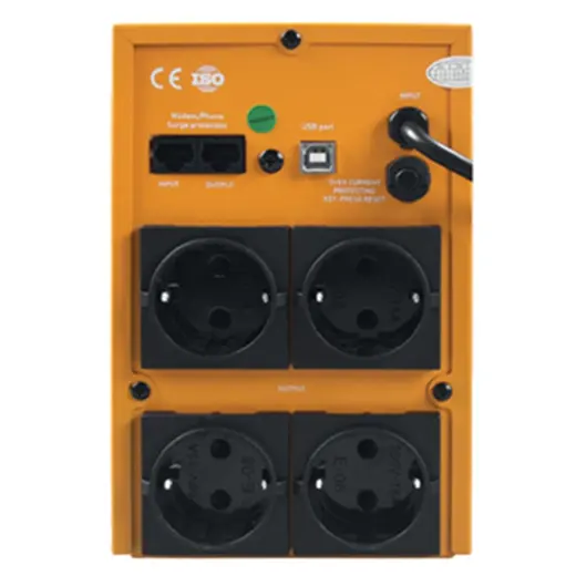 MAKELSAN ROAR 1200VA 1F/1F (2X7AH) 5/10DK LINE INTERAKTIF UPS (720W) görseli 2