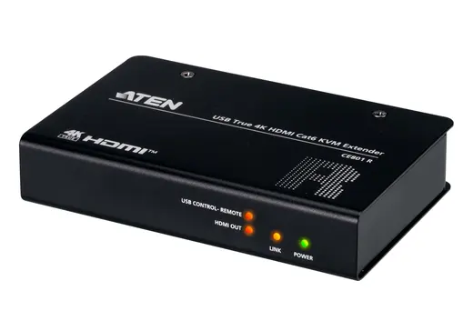 ATEN ATEN-CE801 USB True 4K HDMI Cat 6 KVM Extender (4K @ 70 m) görseli 4