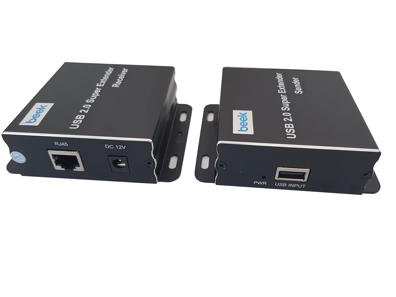 BEEK BS-EXT-HD-60-USB4 Cat 5 USB 2.0 Sinyal Uzatma Cihazı, Alıcı (Receiver) ve Verici (Sender) Birim dahil