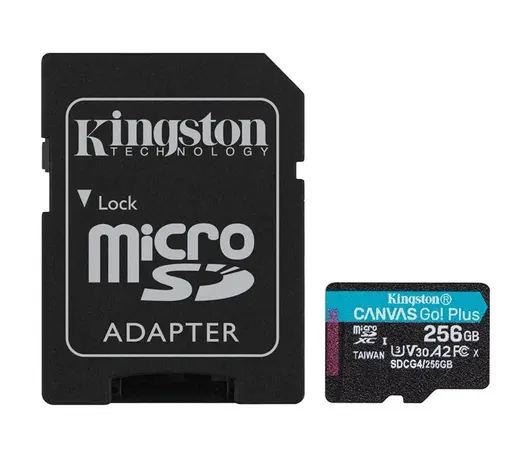 Kingston 256GB mSDXC CanvasGo+ 200MB SDCG4/256GB alternatif görünüm