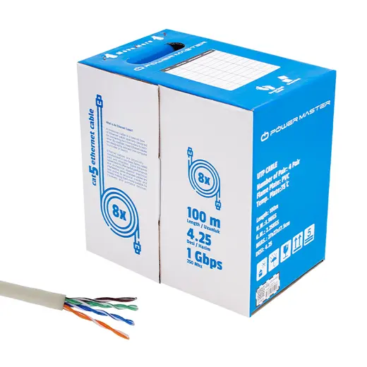 POWERMASTER 24 AWG UTP 100 METRE CAT5 KABLO alternatif görünüm