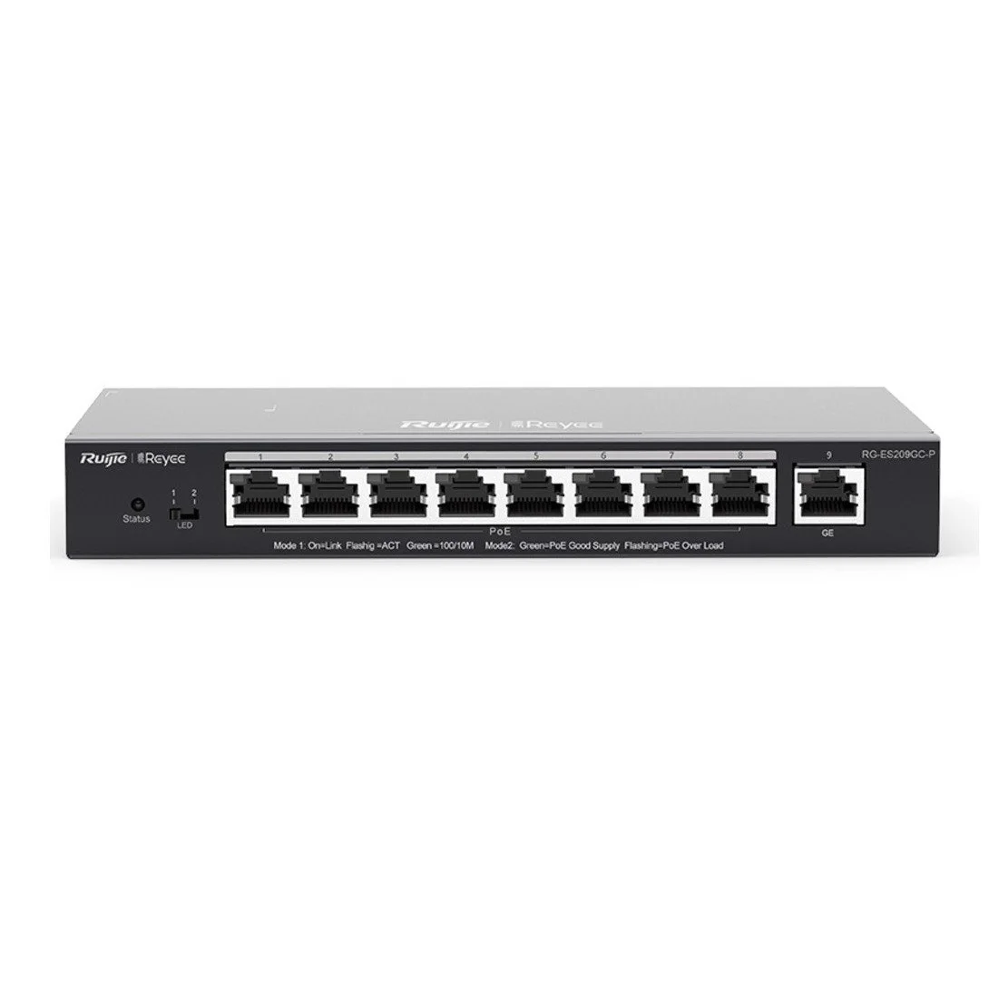 RUIJIE Reyee RG-ES209GC-P 8PoE+ / 1 P UP. Giga. SW 120W