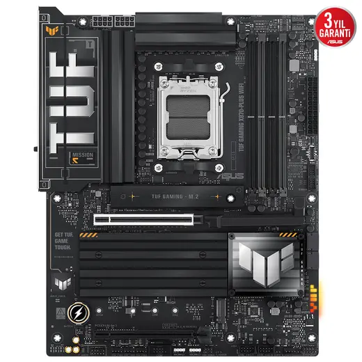 ASUS TUF GAMING X870-PLUS WIFI-7 DDR5 HDMI DP PCIE 5.0 AM5 ATX görseli 7